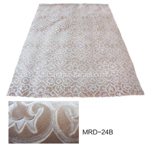 Dinding ke Wall Embossing Mink Carpet